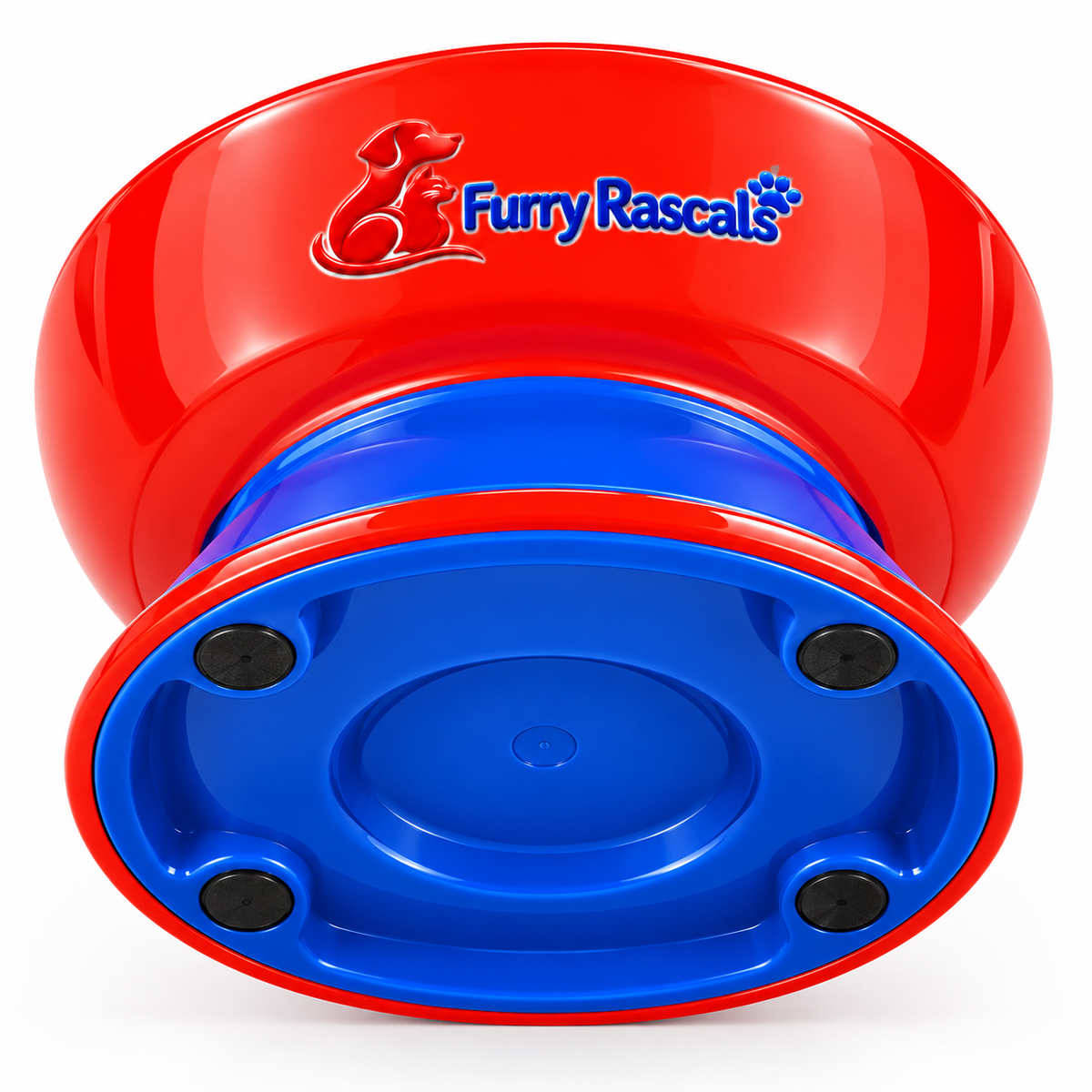 Non-Slip Elevated Ceramic Feeding Bowl for Cats