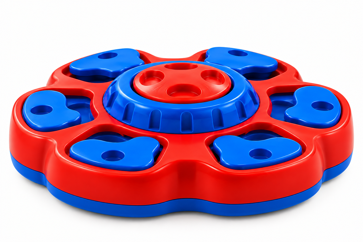 Interactive Treat-Dispensing Dog Puzzle Toy