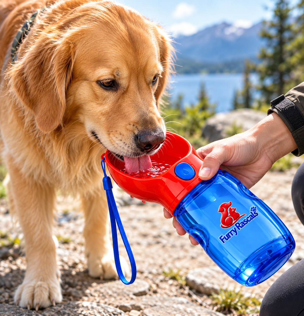 Portable Leak-Resistant Travel Water Bottle for Dogs