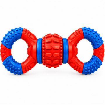 Durable Rubber Tug & Chew Dog Toy