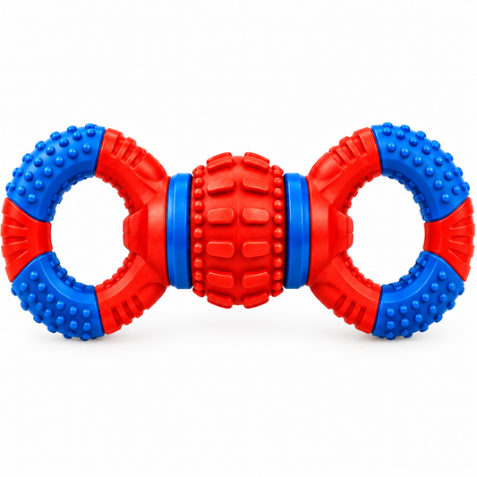 Durable Rubber Tug & Chew Dog Toy