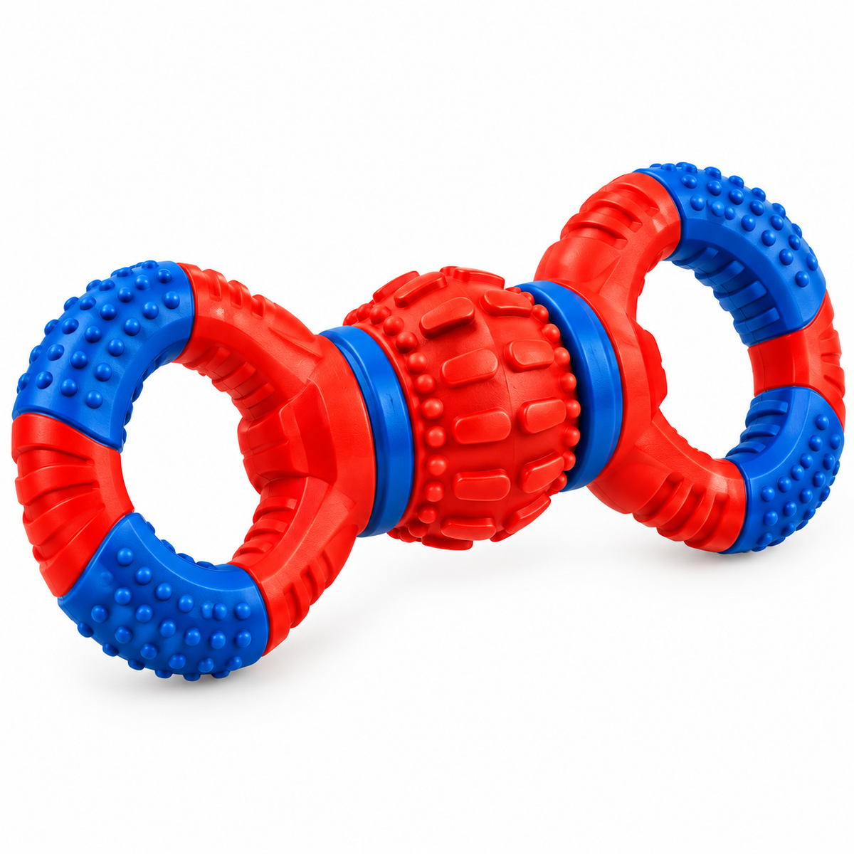 Durable Rubber Tug & Chew Dog Toy